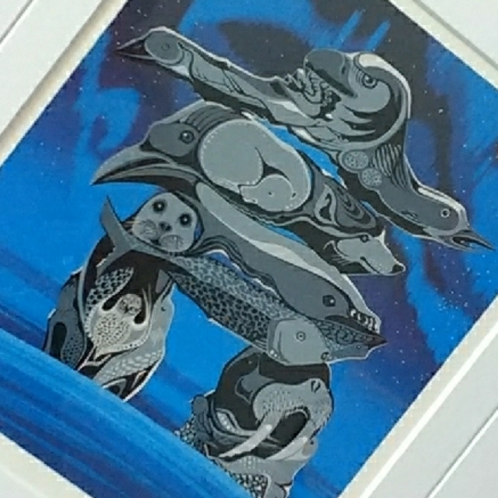 Framed "Inukshuk" Print By Archie Beaulieu